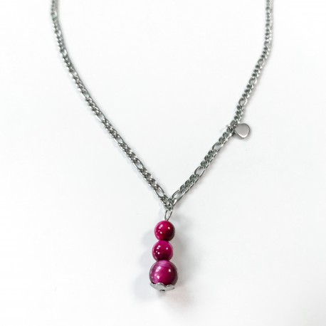 Řetízek na krk - Magenta
