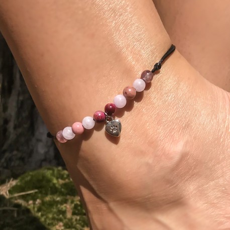 Kotníkový náramek Scarlet Pearl