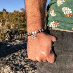 Minerální náramek Montes / pánská velikost