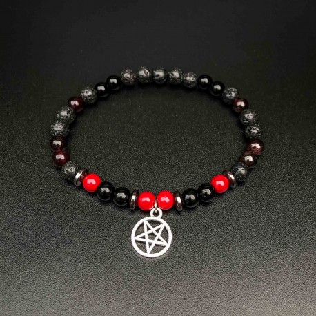 Diablo Jade minerální náramek / pánská velikost