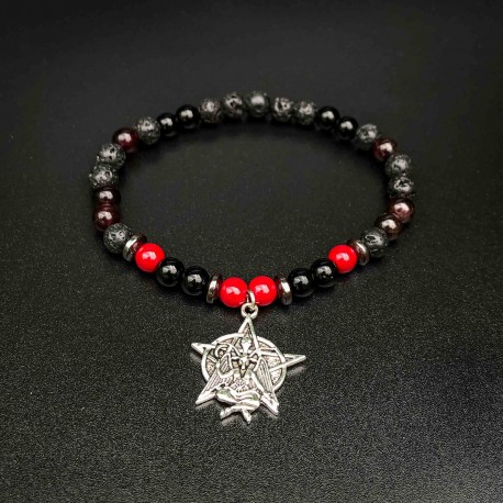 Diablo Jade minerální náramek / dámská velikost