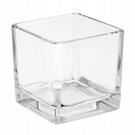 Sklenice na svíčky - Kostička - 120 ml