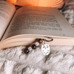 Minerální záložka do knížky - Sovička