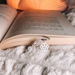 Minerální záložka do knížky - Tlapička