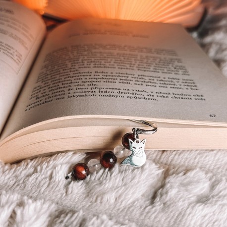 Minerální záložka do knížky - Liška