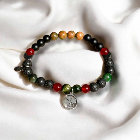 Obscura - minerální náramek / dámská velikost