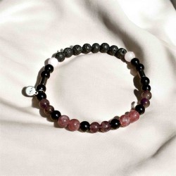 Noctua - minerální náramek / pánská velikost