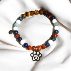 Canis - minerální náramek / dámská velikost