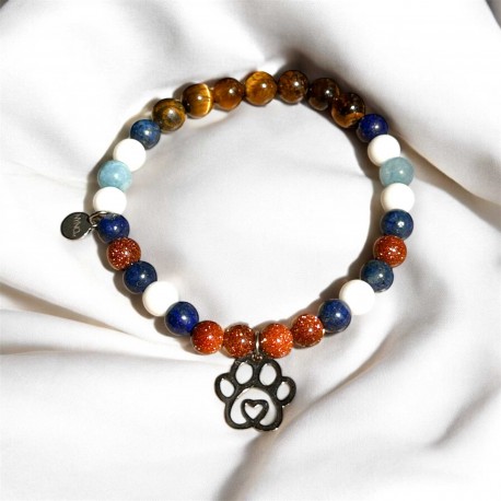 Canis - minerální náramek / dámská velikost