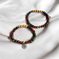 Párové minerální náramky Unio / pánský + dámský