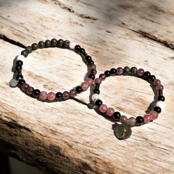 Párové minerální náramky Symphonia / pánský + dámský