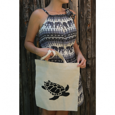 Plátěná eco taška - Želvička