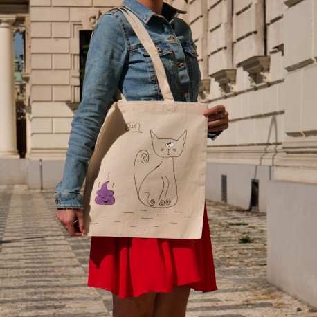 Plátěná eco taška - Hovňousek