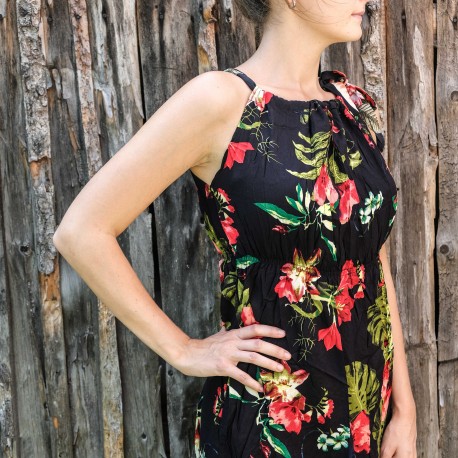 Flower storm - Laoské šaty