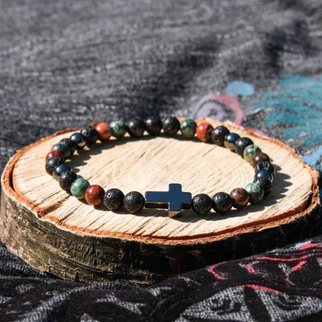 Pánský minerální náramek - Transformatio in ideas